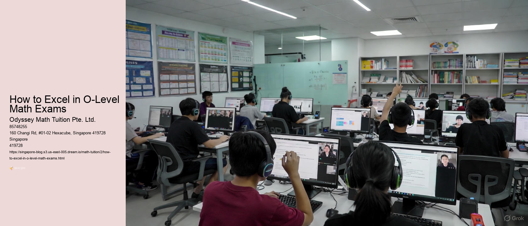 How to Excel in O-Level Math Exams Odyssey Math Tuition Pte. Ltd. How to Excel in O-Level Math Exams