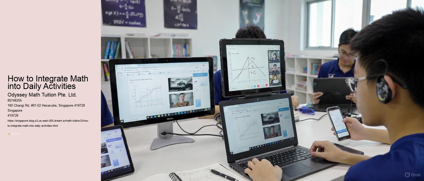 How to Integrate Math into Daily Activities Odyssey Math Tuition Pte. Ltd. How to Integrate Math into Daily Activities